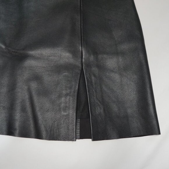 Reformation Veda Margie Leather Mini Skirt - Size 2 - Picture 11 of 14